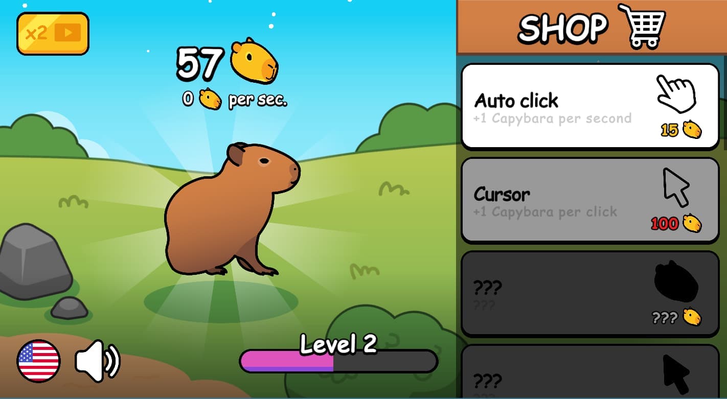 Capybara Clicker 2