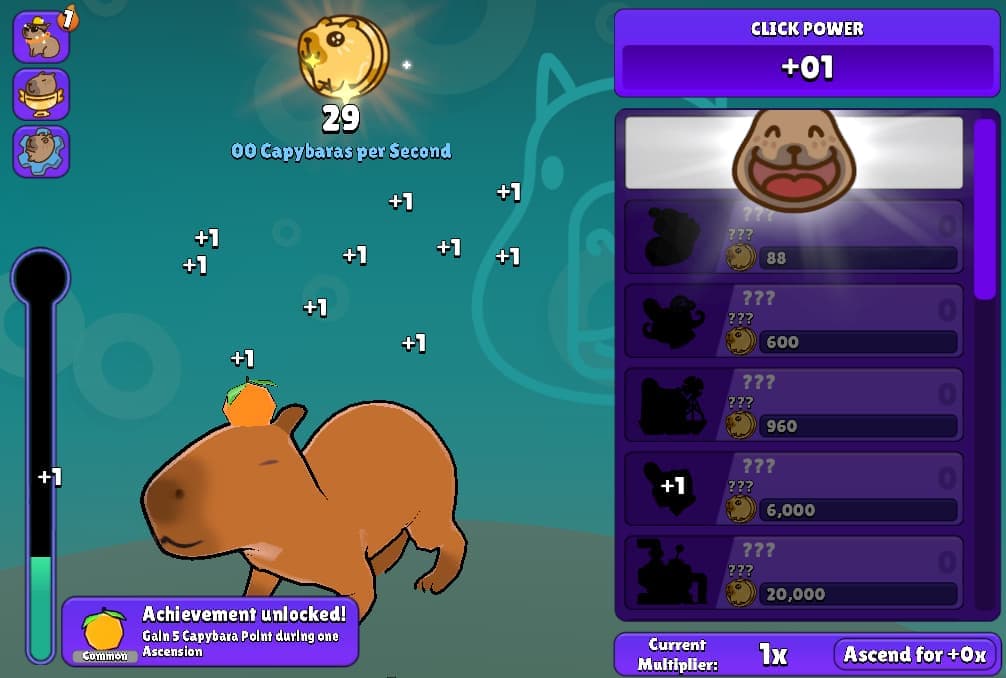 Capybara Clicker 3D - Unleash the Capybara Apocalypse in Capybara Clicker 3D